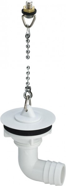 Viega Ablaufventil 7373.1 in G3/4 x 50mm Kunststoff weiss