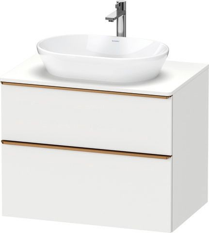 Duravit D-Neo Konsolenwaschtischunterbau wandhängend Weiß Matt 800x550x664 mm - DE4967004180000