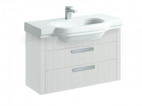 Laufen Waschtischunterbau Laufen Waschtischunterbau LB³ classic 820x370x585,2 Schubladen,weiß, 43611.2, 4361120685601