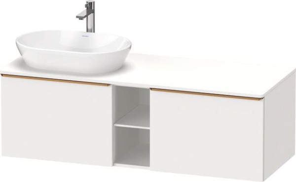 Duravit D-Neo Konsolenwaschtischunterbau wandhängend Weiß Matt 1400x550x459 mm - DE4950L04180000