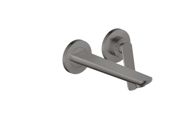 Hansgrohe 2-Loch WTA Wand Unterputz Axor Citterio C mit Auslauf 195 mm polished black chrome, 49110