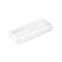 Cosmic Black and White Cosmic Black and White Wandkorb 30x12x4cm, Weiss Glänzend, 2510549