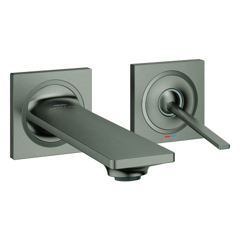 GROHE 2-Loch Waschtisch Unterputzarmatur Allure 19309_2 FMS Ausl. 154mm hard graphite gebürstet, 193
