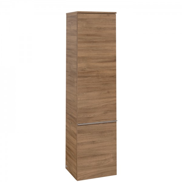 Villeroy & Boch Venticello Hochschrank, 1 Tür, 404 x 1546 x 347 mm, Kansas Oak / Kansas Oak