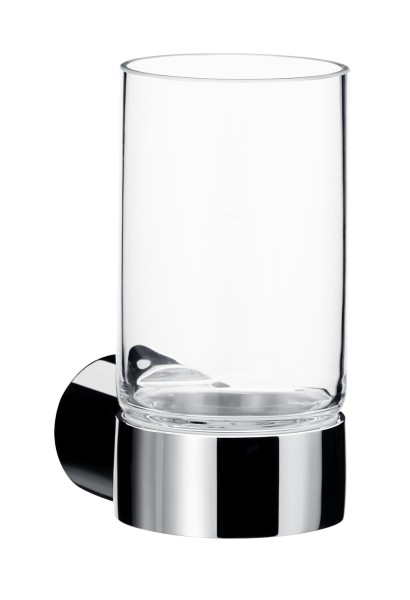 Emco fino Glashalter, Kristallglas klar, chrom, 842000100