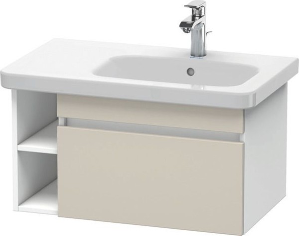 Duravit DuraStyle Waschtischunterbau wandhängend Taupe & Weiß Matt 730x448x398 mm - DS639309118