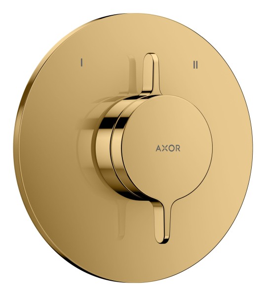 Hansgrohe Mischer Unterputz AXOR One für 2 Verbraucher polished gold optic , 48415990