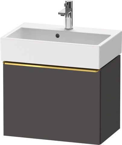 Duravit D-Neo Waschtischunterbau wandhängend Graphit Matt 584x372x440 mm - DE4229034490000