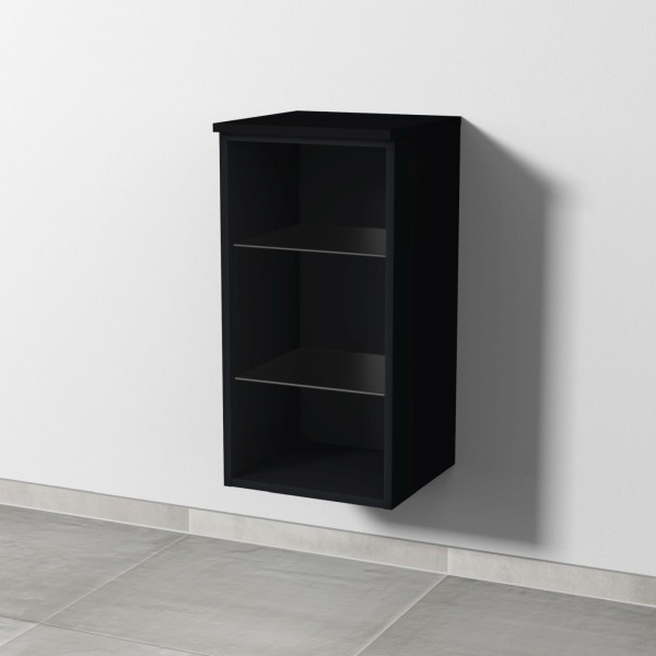 Sanipa 3way Regal, Schwarz-Matt, BS56108