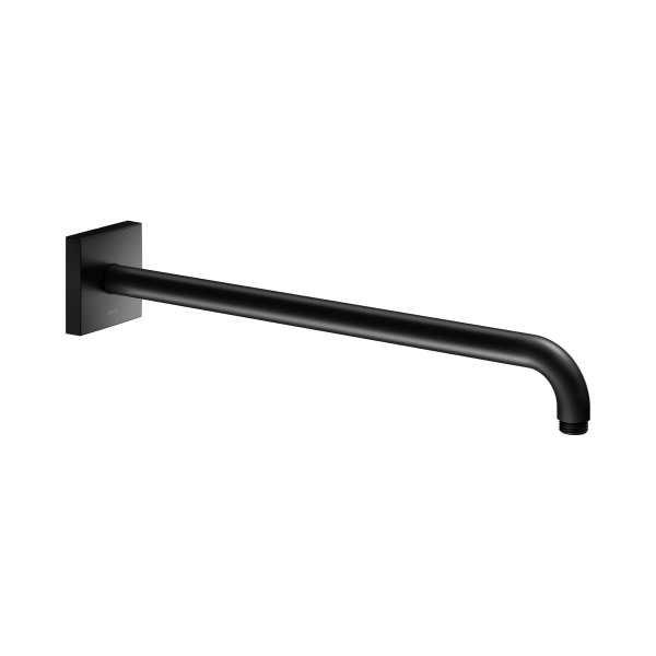 Keuco Black Selection Brausearm für Wandanschluss, Ausladung 450, eckig, schwarz matt