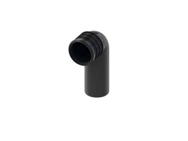 Tece -WC-Anschlussbogen DN 90/90 aus PE-HD (schweißbar), 9820315