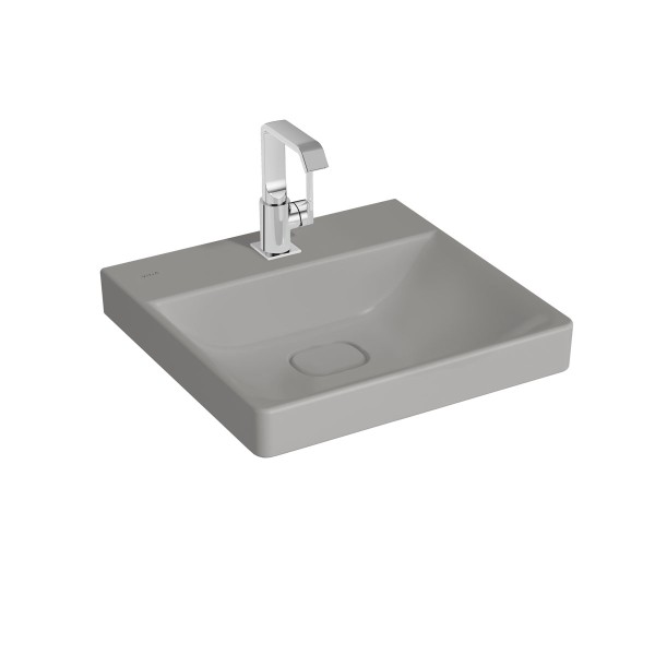 VitrA New Metropole Waschtisch wandgebunden rechteckig 50 x 47 cm mit Hahnloch ohne,7525B476-0041