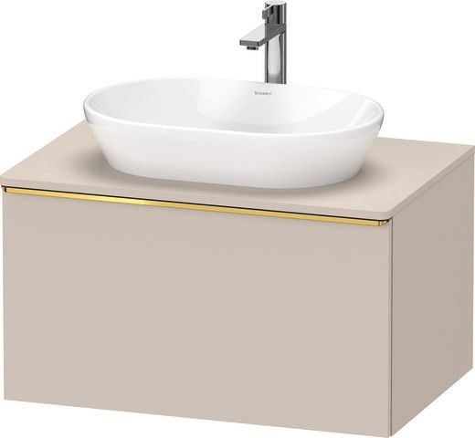 Duravit D-Neo Konsolenwaschtischunterbau wandhängend Taupe Matt 800x550x459 mm - DE4947034910000