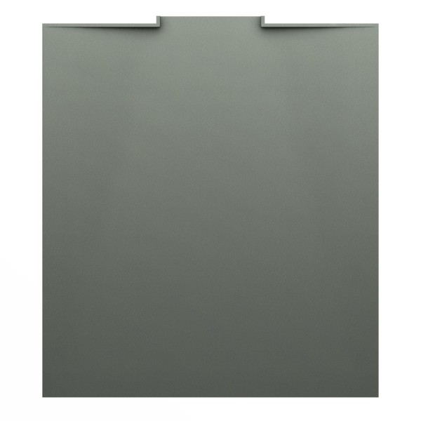Laufen Duschwanne NIA 900x1000x30 Marbond mit Wandablauf betongrau, H2100360790001