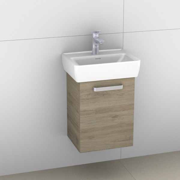 Artiqua 415 Waschtischunterschrank für Pro A 811951, Sanremo Eiche quer NB, 415-WUT-L25-L-7145-428