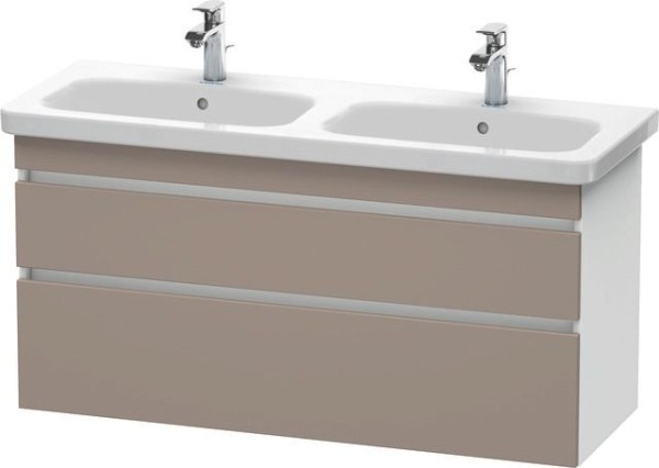 Duravit DuraStyle Waschtischunterbau wandhängend Basalt & Weiß Matt 1230x448x610 mm - DS649804318