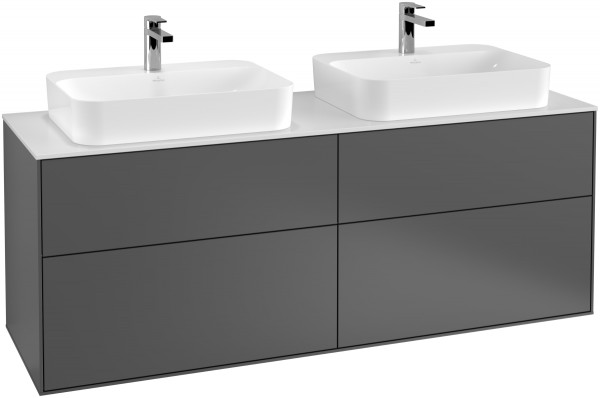 Villeroy & Boch Waschtischunterschrank Finion F43 1600x603x501mm für 2 Waschtisch, F43100GK