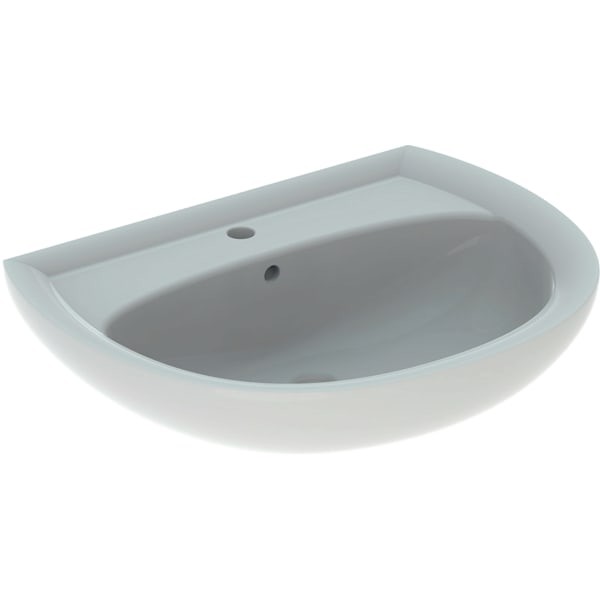 Geberit Renova Nr. 1 Waschtisch, B: 650, T: 510 mm, 223065068, pergamon