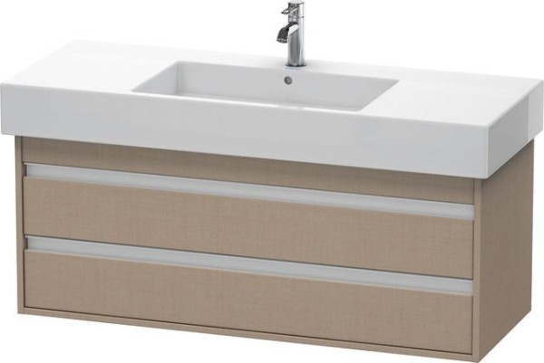Duravit Ketho Waschtischunterbau wandhängend Leinen Matt 1200x455x480 mm - KT664207575