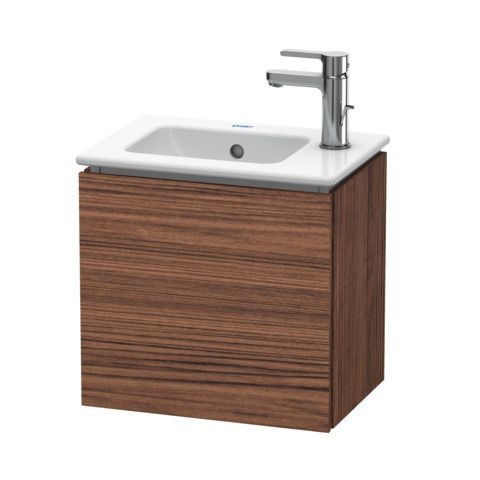Duravit L-Cube Waschtischunterbau wandhängend Nussbaum dunkel Matt 420x294x400 mm - LC6272R2121