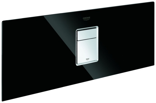 GROHE Abdeckplatte mit Drucktaste 42481 für Rapid SL Glasmodul velvet black, 42481KS0