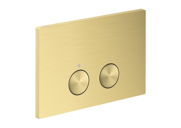 Hansgrohe Drückerplatte Axor FlushPlate für Hansgrohe iFrame Brushed Brass,42531950