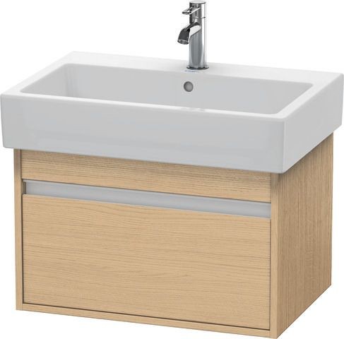 Duravit Ketho Waschtischunterbau wandhängend Natur Eiche Matt 650x440x410 mm - KT668403030