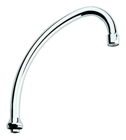 Grohe Rohrauslauf 13070 Ausladung 185mm ohne Anschlag DN15 chrom, 13070000