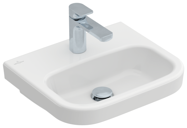 Villeroy & Boch Handwaschbecken Architectura, 1 Hahnloch, ohne Überlauf, weiss CeramicPlus