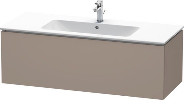 Duravit L-Cube Waschtischunterbau wandhängend Basalt Matt 1220x481x400 mm - LC614304343