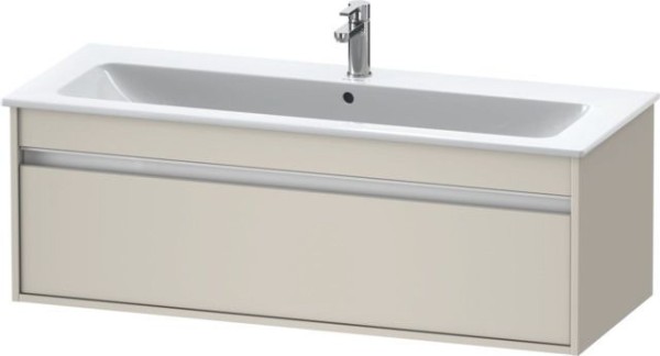 Duravit Ketho Waschtischunterbau wandhängend Taupe Matt 1200x475x410 mm - KT642109191