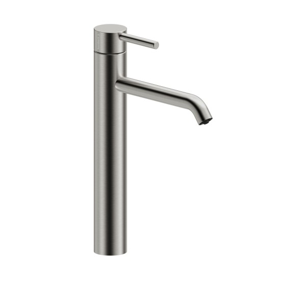 Herzbach DEEP iX Waschtischmischer XL-Size 170mm Niederdruck ohne Ablauf Edelstahl, 18.023400.4.09