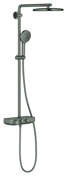 GROHE Thermostat-Duschsystem Euphoria SC 280, 114277 Wandmont. hard graphite gebürstet, 114277AL00