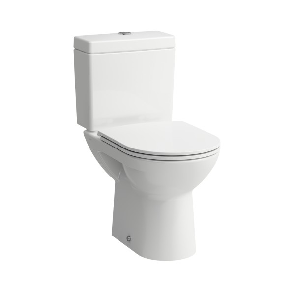 LAUFEN Stand-WC für Kombination LAUFEN Pro 360x670, weiß mit LCC, Tiefspüler, 82495.6, 8249564000001