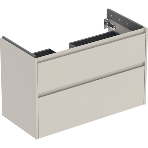 Geberit Renova Plan Unterschrank für Waschtisch, mit zwei Schubladen: 94.8x60.6x44.6cm, 504032DB1