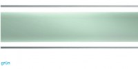 I-DRAIN Rostabdeckung I-DRAIN Rostabdeckung Glaseinlage, 90 cm,ESG Glas Farbe grün