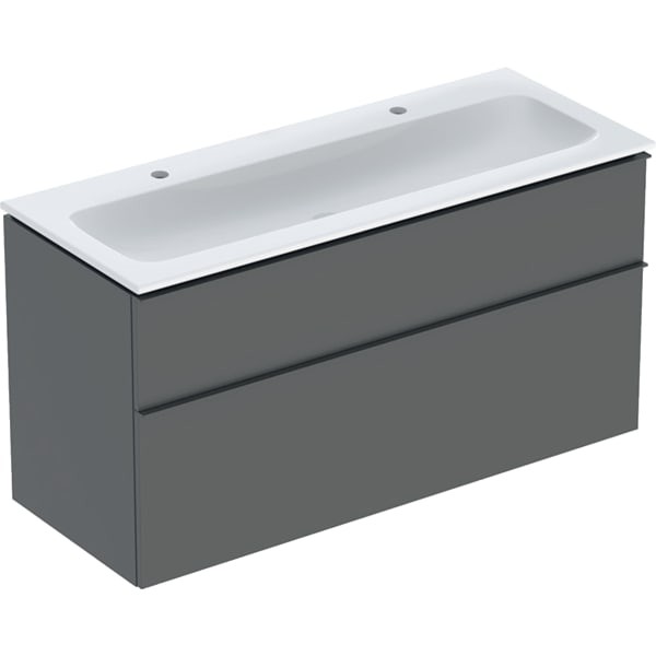 Geberit iCon Set Möbel-Waschtisch mit Unterschrank, 2 Schubladen