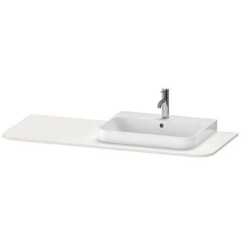 Duravit Happy D.2 Plus Konsole Nordic Weiß Seidenmatt 1300x550x16 mm - HP031KR3939