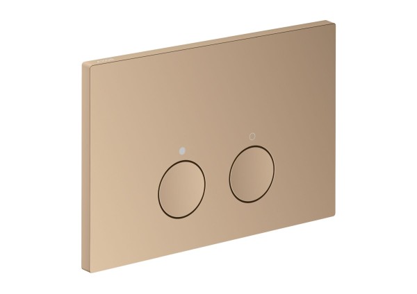 Hansgrohe Drückerplatte Axor FlushPlate für Hansgrohe iFrame Polished Red Gold,42531300
