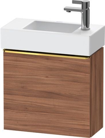 Duravit D-Neo Waschtischunterbau wandhängend Nussbaum Matt 484x222x440 mm - DE4219R34790000