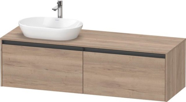 Duravit Ketho2 Konsolen-Waschtischunterbau wandhängend 1600x550x459 Az 2 Ei