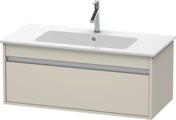 Duravit Ketho Waschtischunterbau wandhängend Taupe Matt 1000x475x410 mm - KT642009191