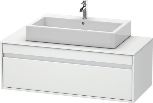 Duravit Ketho Konsolenwaschtischunterbau wandhängend Weiß Matt 1200x550x426 mm - KT669601818