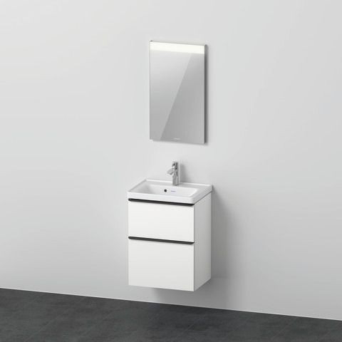 Duravit D-Neo Möbelwaschtisch mit Waschtischunterbau und Spiegel 500x400x2000 mm - DE0143018180000
