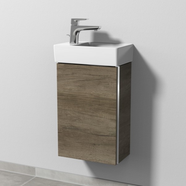 Sanipa 3way Waschtischunterbau zu Villeroy & Boch Avento Waschtisch mit 1 Tür, Eiche-Nebraska