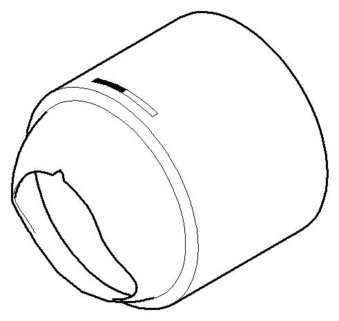 Dornbracht Haube Ersatzteile 091102287 D. 45 x 47,5 mm Platin