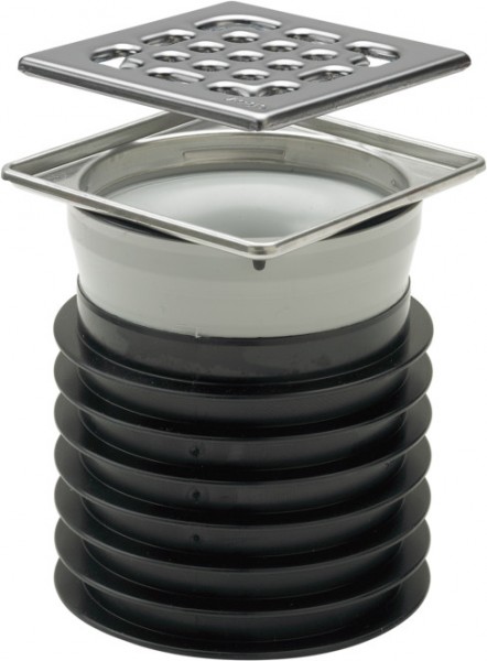 Viega Einsteckablauf Advantix 4937, in DN100 Kunststoff grau