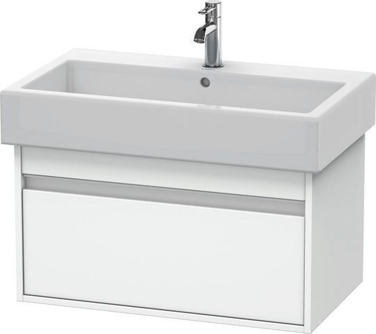 Duravit Ketho Waschtischunterbau wandhängend Weiß Matt 750x440x410 mm - KT668701818