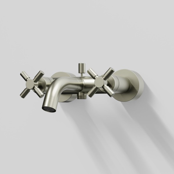 Steinberg Serie 250 Wanne/Brause Armatur, AP, brushed nickel, 250 1100 BN