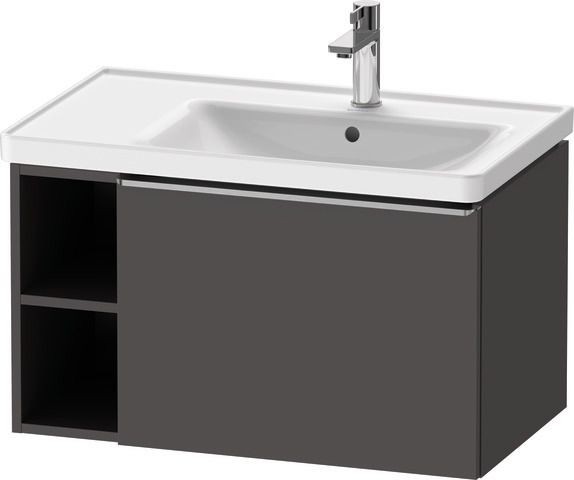 Duravit D-Neo Waschtischunterbau wandhängend Graphit Matt 784x452x440 mm - DE4257070490000